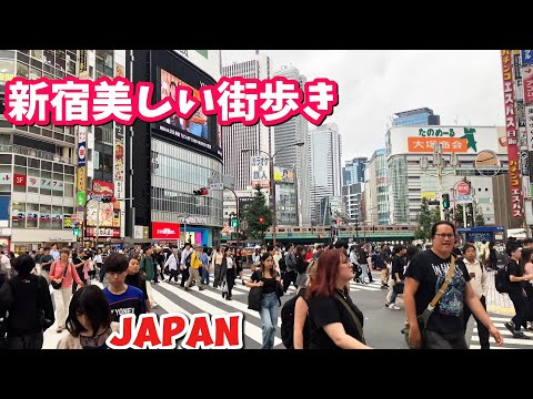 [4K] 新宿東京：Shinjuku City Walking Tour || Japan HDR ||