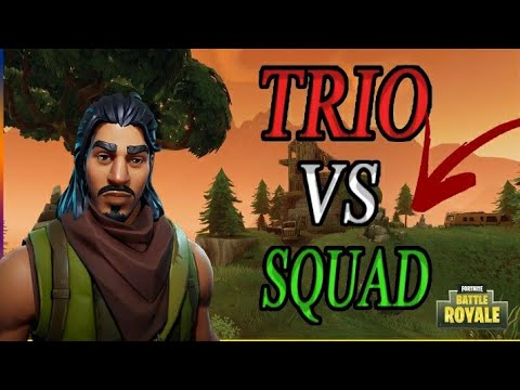 Victoria trios contra squads|Fortnite