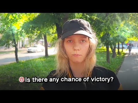 This Russian lady didn't hold back when asked about the war