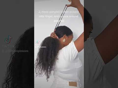 How to NOT break your natural hair when tying up