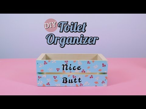 DIY Toilet Organizer | HG Craft | HelloGiggles