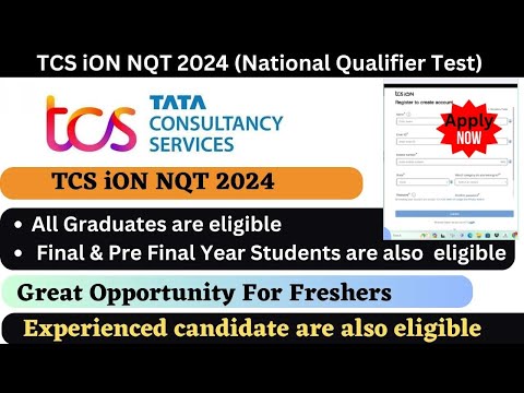 TCS NQT 2024 July | TCS NQT For Any Graduates | TCS NQT Full Detail In One Video |