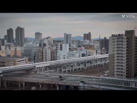 ひかり514号　岡山駅定刻発車。