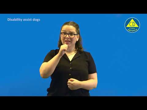 NZSL: Advice for disabled people - Disability assist dogs