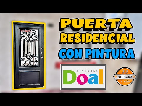 🚪 PUERTA RESIDENCIAL con FORJA DE MEDIA PULGADA ⚜️