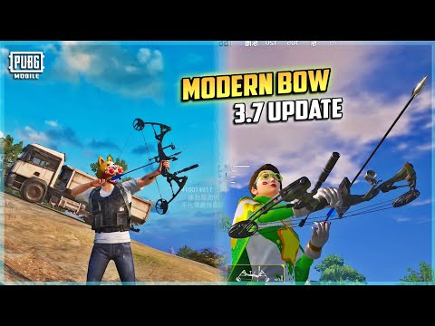 New 'COMPOUND BOW' in PUBG Mobile Gameplay | BGMI New Update 3.7 Rondo Map Exclusive Weapon!