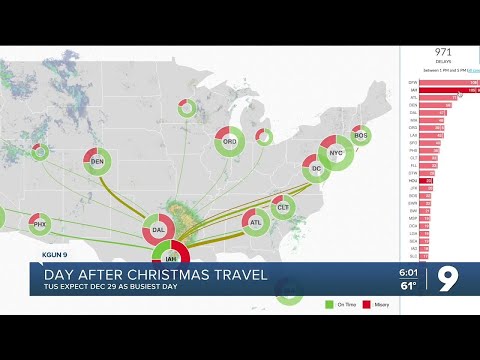 Even after Christmas Day, holiday travel continues