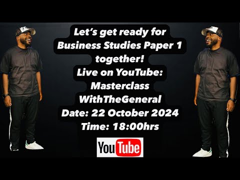 Masterclass LIVE | Business Studies Paper 1 EXAM Revision 2024