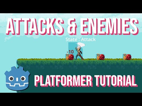 2D Platformer Attacks and Enemy Setup ~ Godot 4 Tutorial