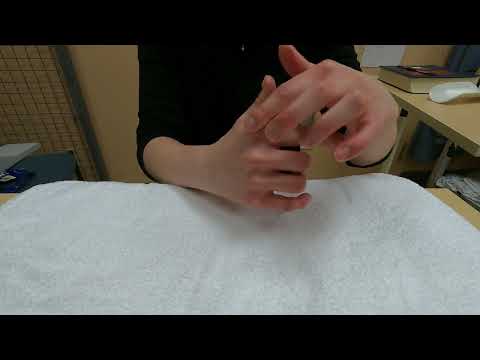 Hand injury exercise 10: Passive finger table top