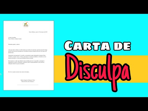 ✅LA CARTA DE DISCULPA | TUTORIAL COMPLETO ​📝​