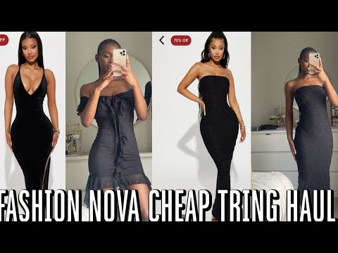 Affordable Fashion Haul: Stylish Outfits For Less With Fashion Nova Dresses