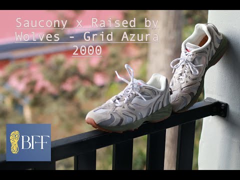 Saucony Grid Azura 2000 x Raised by Wolves  -  The craziest looking reflective sneaker I have!!