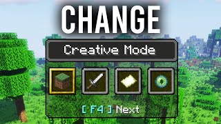 How To Change Gamemode In Minecraft Java Quickly | No Commands Needed