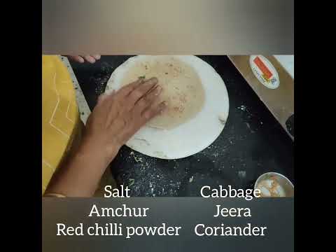 Cabbage Millet Wheat Paratha #healthy #millet #breakfast