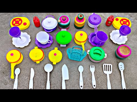 Diy unboxing amazing mini plastic kitchen set @miniclay5092@CLAYAWAYO.2@CLAYTOYHACK