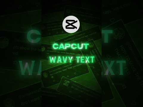 Capcut Wavy Text Tutorial 🔥 | *REQUESTED* ( CC PRO ) #shorts #capcut