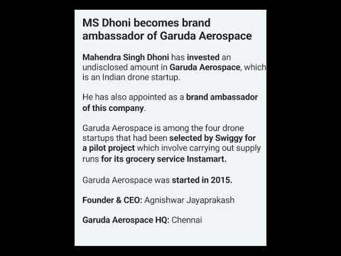 #msdhoni brand ambassador of this company #shortvedio #currentaffairs #gkfacts