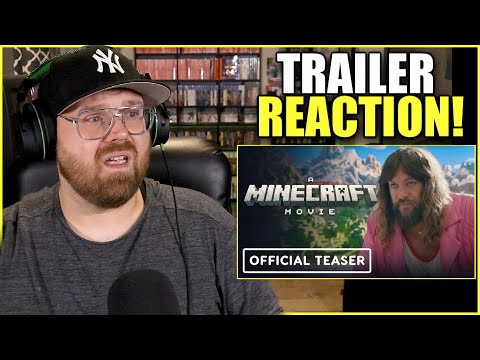 A Minecraft Movie Official Teaser Trailer - REACTION!