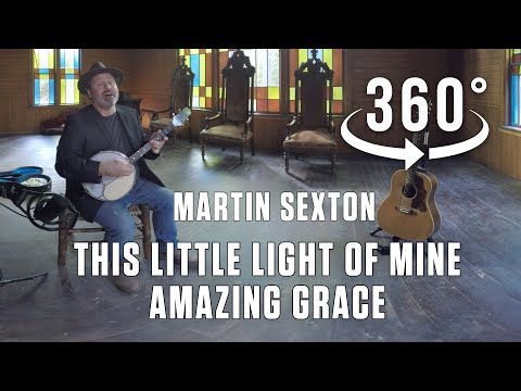 Martin Sexton Ukulele Mashup in an old Adirondack church in 360