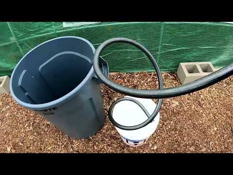 How To Build The Perfect Compost Tea Brewer (5-25 Gal) From An Old Garden Hose & A Garbage Can!