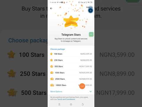 How to buy telegram star ⭐. with your ATM