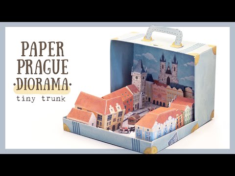 DIY Little Prague Trunk Diorama (canon papercraft)