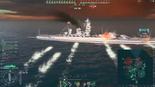 【WoWS 戰艦世界】島風．海域封鎖秒滿血出雲+刺刀北卡羅來納(附小教學)