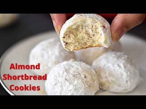 Easy to make Almond Shortbread Cookies Recipe