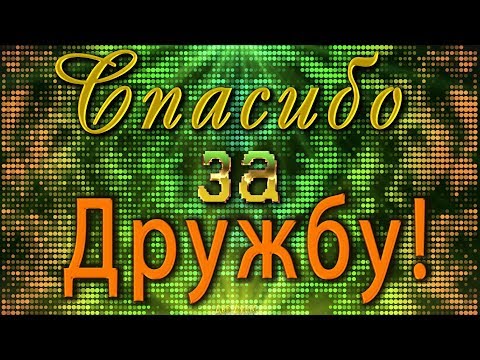 🎶💗 Спасибо за Дружбу ! 🎶💗Анимационная  открытка 4K для Ватсап (WhatsApp)