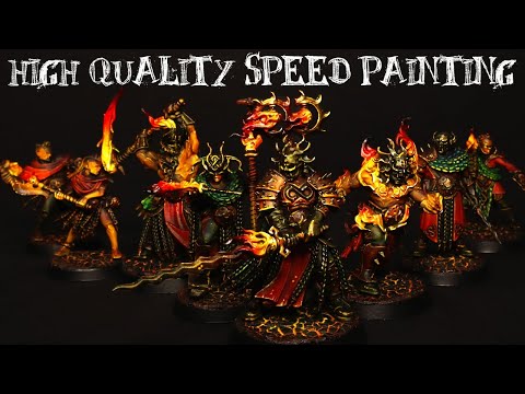 Scions of the Flame: how to paint LAVA, FIRE & OSL