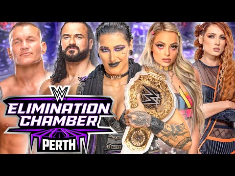 WWE ELMINATION CHAMBER PERTH 2024 OFFICIAL PREDICTIONS!!