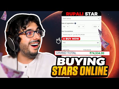 BUYING REAL STAR ONLINE ( 1 LAKH + RUPEES)