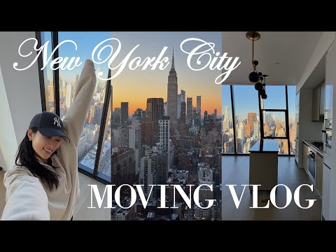 NYC moving vlog 📦 moving into my new apartment + empty apt tour, a new chapter & reflecting on 2023