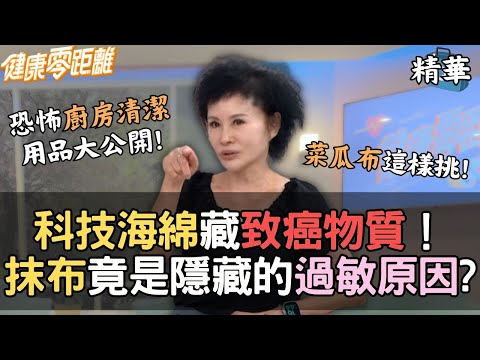 科技海綿藏致癌物質！抹布竟造成過敏？恐怖廚房清潔用品大公開 跟著譚敦慈挑菜瓜布｜張齡予、朱宇謀、林姿佑、家醫科醫師 陳柏臣、小兒科醫師 林筱琪、臨床毒物科護理師 譚敦慈｜健康零距離EP221精華