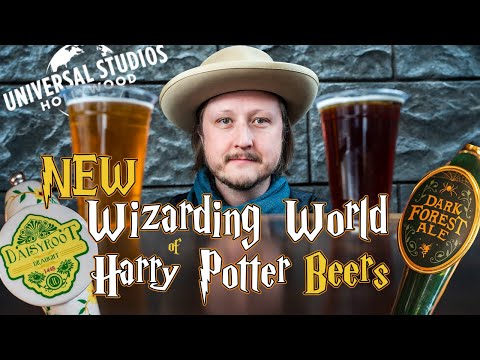 New Wizarding Brews Taste Test! Daisyroot Draught & Dark Forest Ale | Harry Potter Beer at Universal