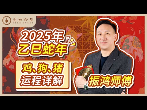 振鸿师傅：2025乙巳蛇年运势详解！生肖鸡、狗、猪