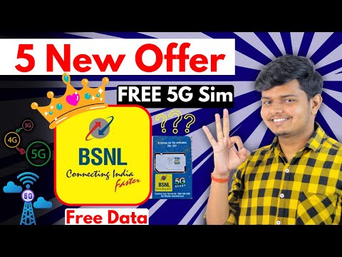 BSNL FREE 5G SIM & Data! 5 NEW Offers You NEED to Know (2024)