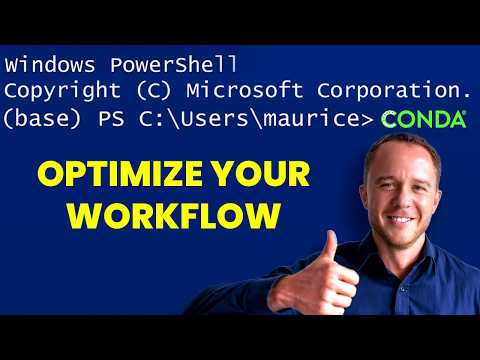 How to run Conda commands in Windows Powershell