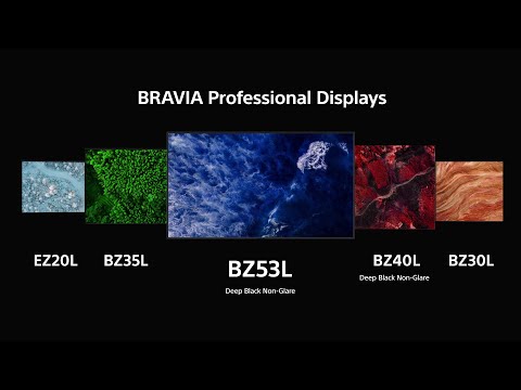 2024 BRAVIA 4K HDR Professional Displays Model | BZ-53L Series | Sony Official