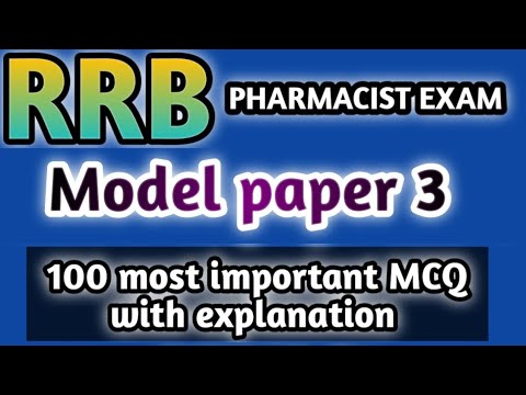 model paper 3#rrb pharmacist exam#mhsrb pharmacist exam#jssc#dsssb#osssc#hssc#zp#esic#cghs