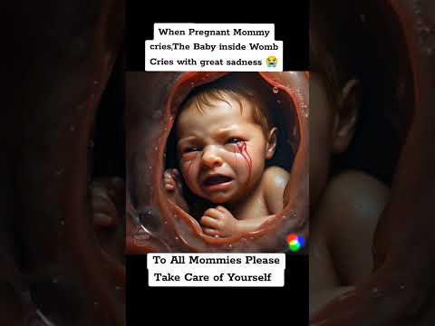 when pregnant women cries baby inside Womb Cries with great sadness #babysad #babycrying #babycry