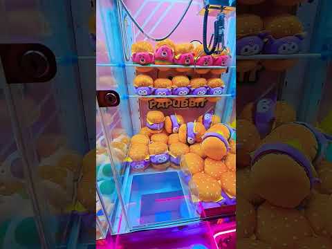 How to win this Arcade Game Hamburger Claw Machine Papubbit