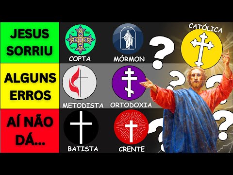 Qual é a MELHOR DENOMINAÇÃO CRISTÃ? - TIERLIST