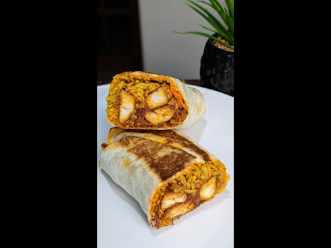 Creamy Cajun Chicken Burrito 🌯 #GiveItYourBestShort