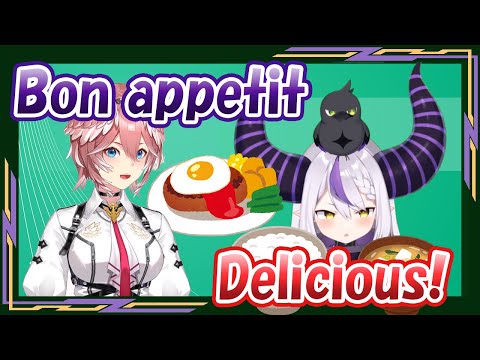 Laplus finally eats homemade miso soup.[ENG SUB/hololive]