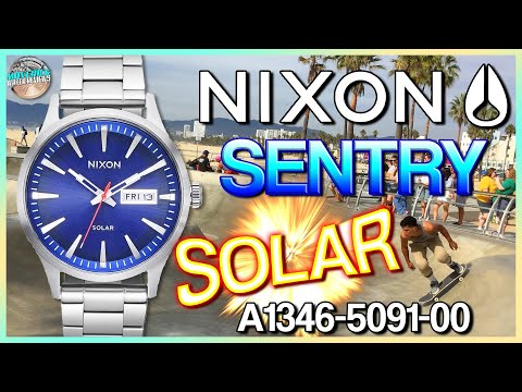 My Least Watched Review!...LOL | Nixon Sentry Solar 100m A1346-5091-00 Unbox & Review