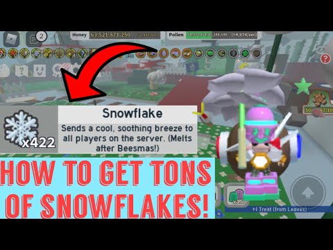 How to get snowflakes! - Bee Swarm Simulator