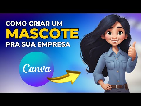 Como criar um MASCOTE PARA SUA EMPRESA no Canva [GRÁTIS]