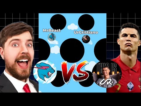 @MrBeast and @cristiano Ronaldo marble race animation